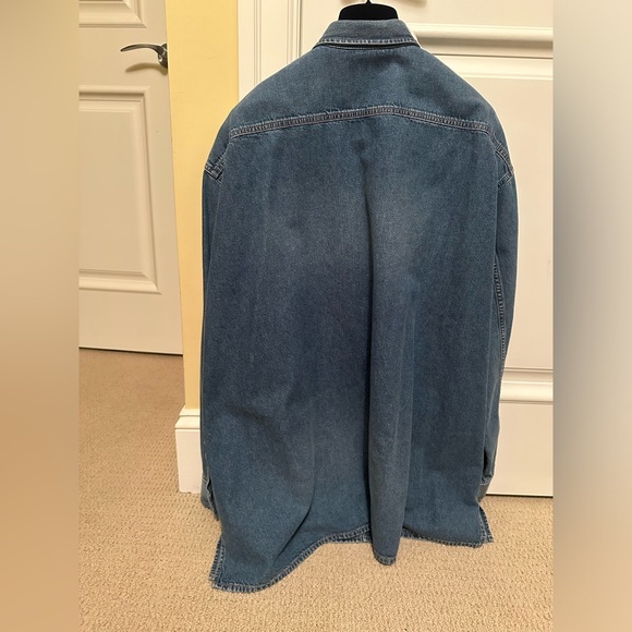 Balenciaga - Long Denim Shirt Jacket - Male 37 - Authentic - Picture 2 of 7